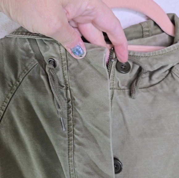 Madewell Brimfield khaki hooded army utility jacket - Picture 11 of 15